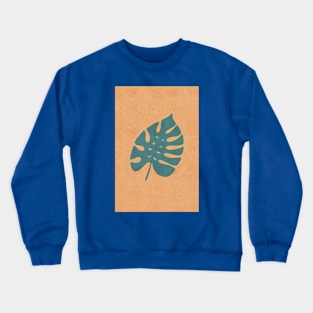 Monstera Leaf Crewneck Sweatshirt